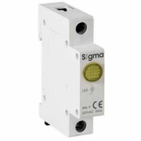 SİGMA SSL-Y220A SARI LEDLİ SİNYAL LAMBASI 220V AC