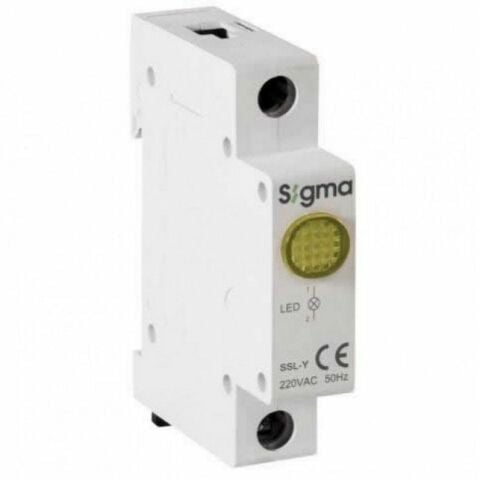 SİGMA SSL-Y220A SARI LEDLİ SİNYAL LAMBASI 220V AC