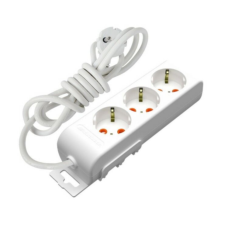 MUTLUSAN RI-TECH ÜÇLÜ TOPRAKLI GRUP PRİZ ÇOCUK KORUMALI (3 METRE KABLOLU)