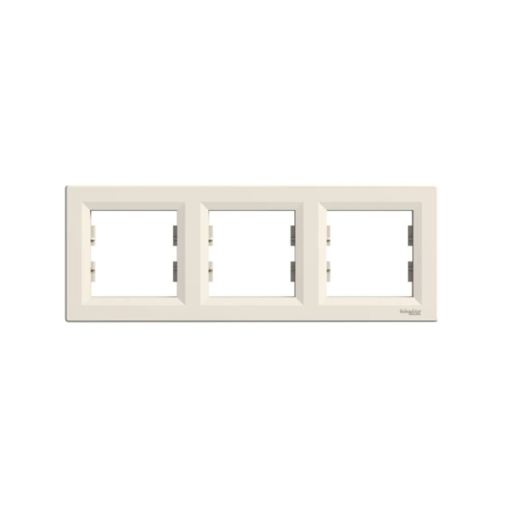 SCHNEIDER ÜÇLÜ ÇERÇEVE YATAY ASFORA KREM-SCH-ETK EPH5800323