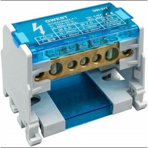 GWEST GW-2X7 2 KUTUPLU 1X10MM2 125A GİRİŞLİ DAĞITICI ÜNİTE
