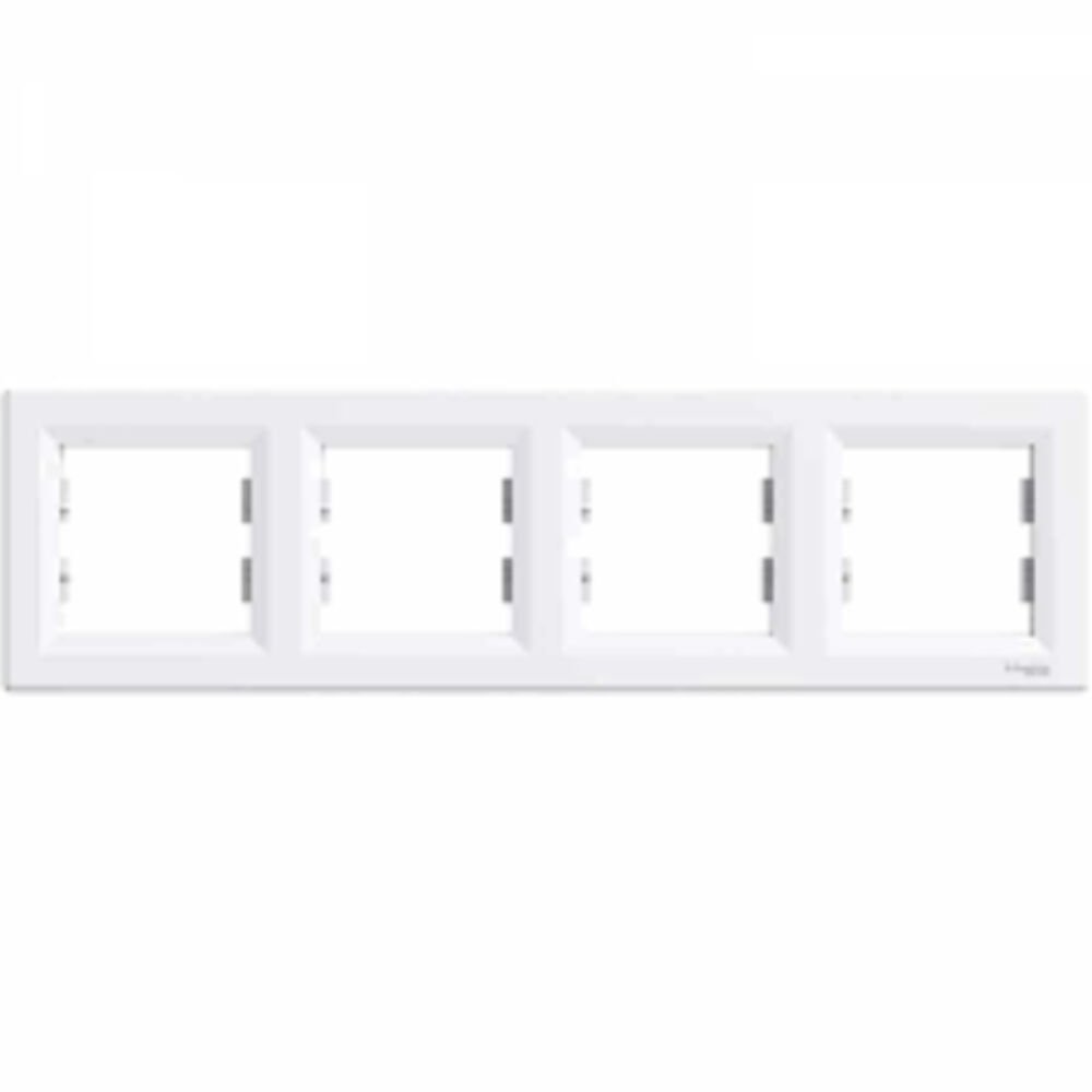 SCHNEIDER DÖRTLÜ ÇERÇEVE YATAY ASFORA BEYAZ-SCH-ETK EPH5800421