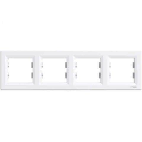 SCHNEIDER DÖRTLÜ ÇERÇEVE YATAY ASFORA BEYAZ-SCH-ETK EPH5800421