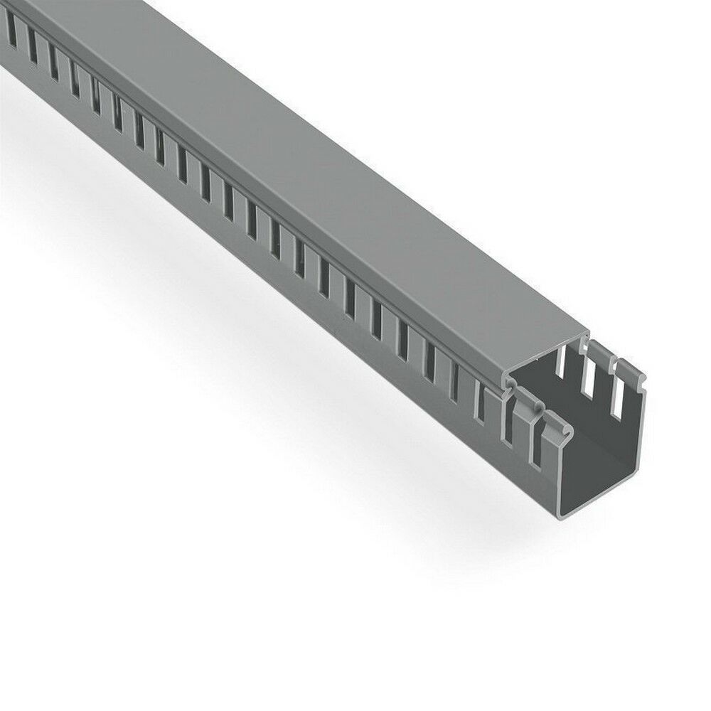 MUTLUSAN 25X30 KABLO KANALI (DELİKLİ) (GRİ) (120 METRE) (PROMEX)