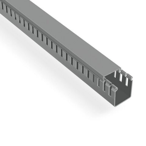 MUTLUSAN 25X30 KABLO KANALI (DELİKLİ) (GRİ) (120 METRE) (PROMEX)