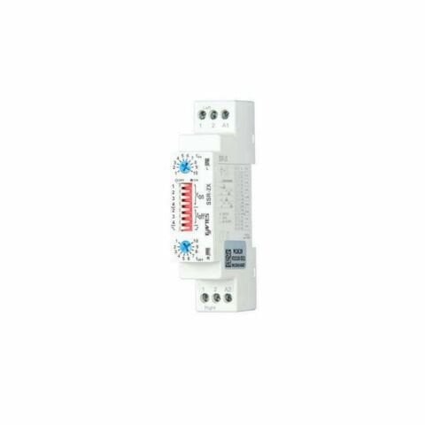 ENTES SSR-2X 220VAC DIN1 MOD SEÇİMLİ ELEKTRONİK SAĞ SOL ZAMAN RÖLESİ