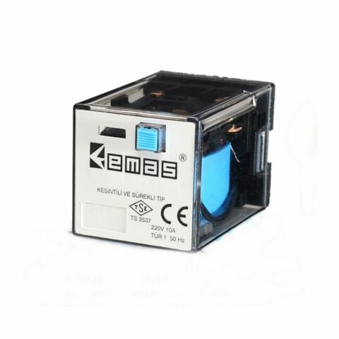 EMAS RE1P08DC012 RÖLE 2 KONTAK 8 PİN 12 V DC