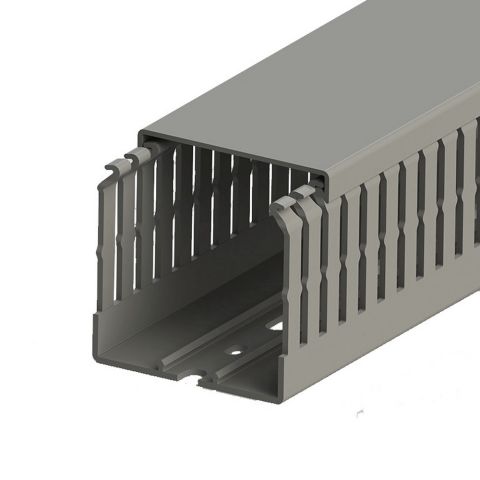 MUTLUSAN 60X60 KABLO KANALI (DELİKLİ) (GRİ) (48 METRE) (PROMEX)