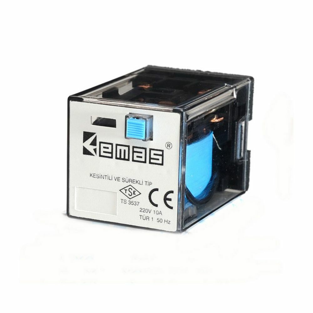 EMAS RE1P08DC110 RÖLE 2 KONTAK 8 PİN 110 V DC