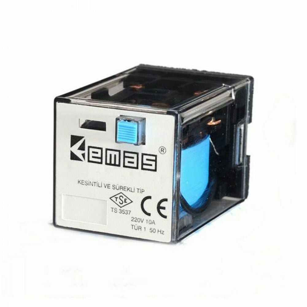 EMAS RE1P11AC012 RÖLE 3 KONTAK 11 PİN 12 V AC