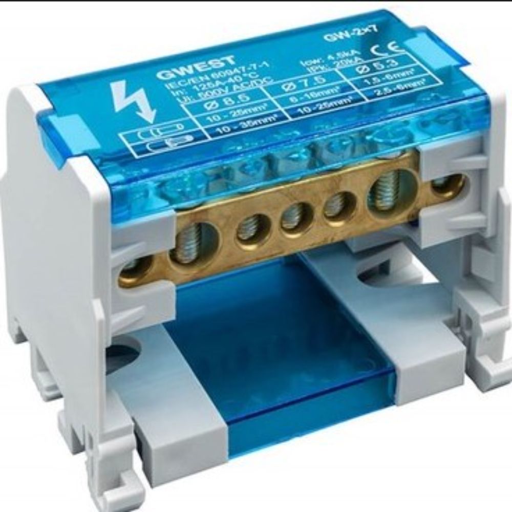 GWEST GW-125A TEK KUTUPLU 1X10-16MM2 GİRİŞLİ DAĞITICI ÜNİTE (5 ADET)