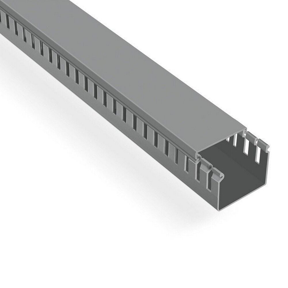 MUTLUSAN 60X40 KABLO KANALI (DELİKLİ) (GRİ) (50 METRE)(PROMEX)