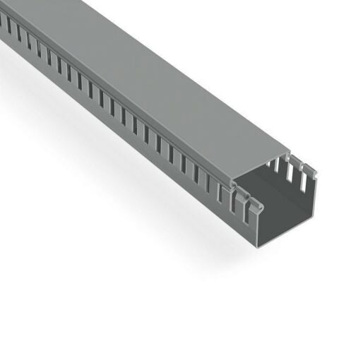 MUTLUSAN 60X40 KABLO KANALI (DELİKLİ) (GRİ) (50 METRE)(PROMEX)