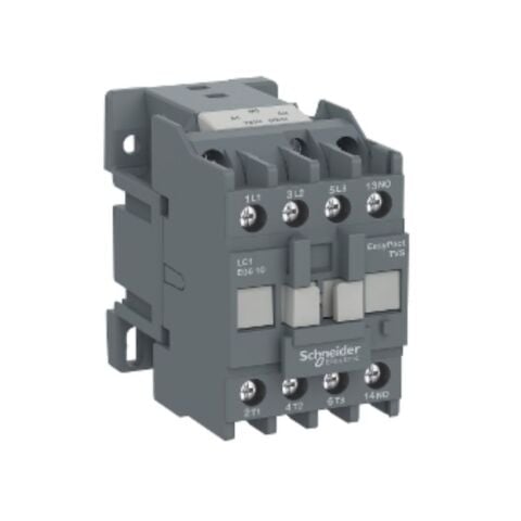 SCHNEIDER EASYPACT TVS CONTACTOR 3P(3 NO) - AC-3 - <LT/>= 440 V 6A - 24 V AC COİL LC1E0601B7