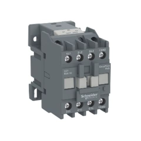 SCHNEIDER EASYPACT TVS CONTACTOR 3P(3 NO) - AC-3 - <LT/>= 440 V 6A - 24 V AC COİL LC1E0601B7
