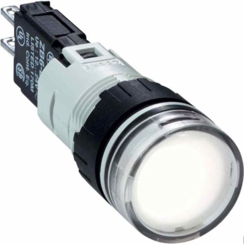 SCHNEIDER ENTEGRE LED'Lİ BEYAZ EKSİKSİZ PİLOT IŞIĞI 12...24V ÇAP 16 3389110764437