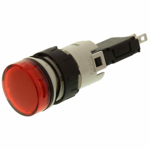 SCHNEIDER 12...24V ENTEGRE LED'Lİ KIRMIZI EKSİKSİZ PİLOT IŞIĞI Ø16 XB6AV4BB