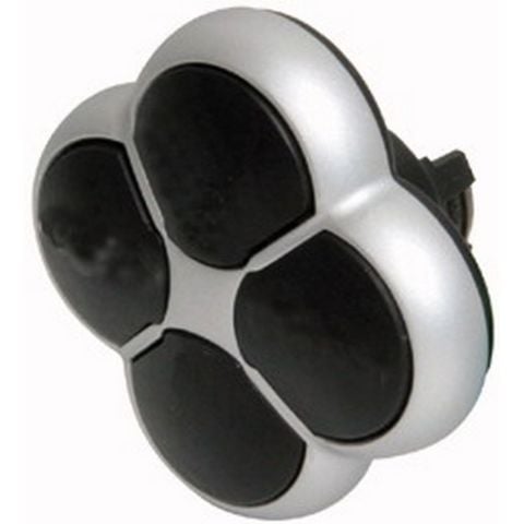EATON 279411 BUTON AKSESUARI: DÖRTLÜ BUTON KAFASI, YAYLI, SİYAH