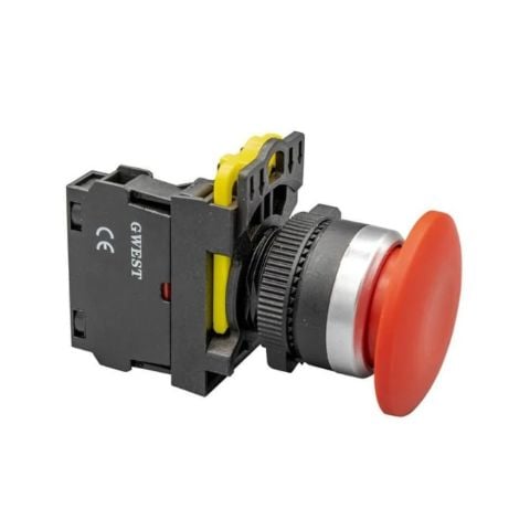 GWEST A5-01 Q 22MM SERİSİ KIRMIZI YAYLI BUTON