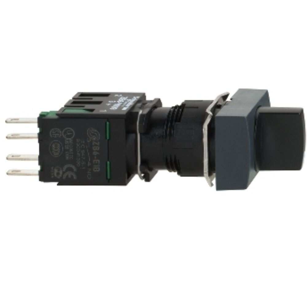 SCHNEIDER 0-1 KALICI DİKDÖRTGEN SİYAH MANDAL BUTON 3389110764574