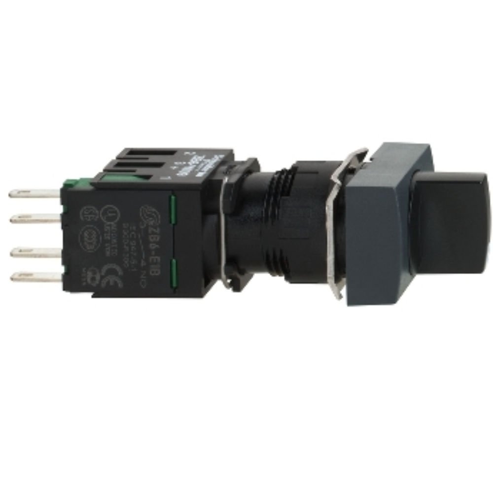 SCHNEIDER 0-1 KALICI DİKDÖRTGEN SİYAH MANDAL BUTON 3389110764574