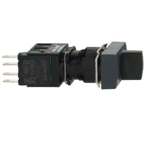 SCHNEIDER 0-1 KALICI DİKDÖRTGEN SİYAH MANDAL BUTON 3389110764574