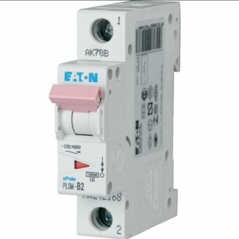 EATON PLSM-B2 OTOMATİK SİGORTA 1X2A 10KA B-EATON