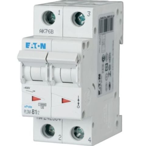 EATON PLSM-C1-2 OTOMATİK SİGORTA 2X1A 10KA C-EATON
