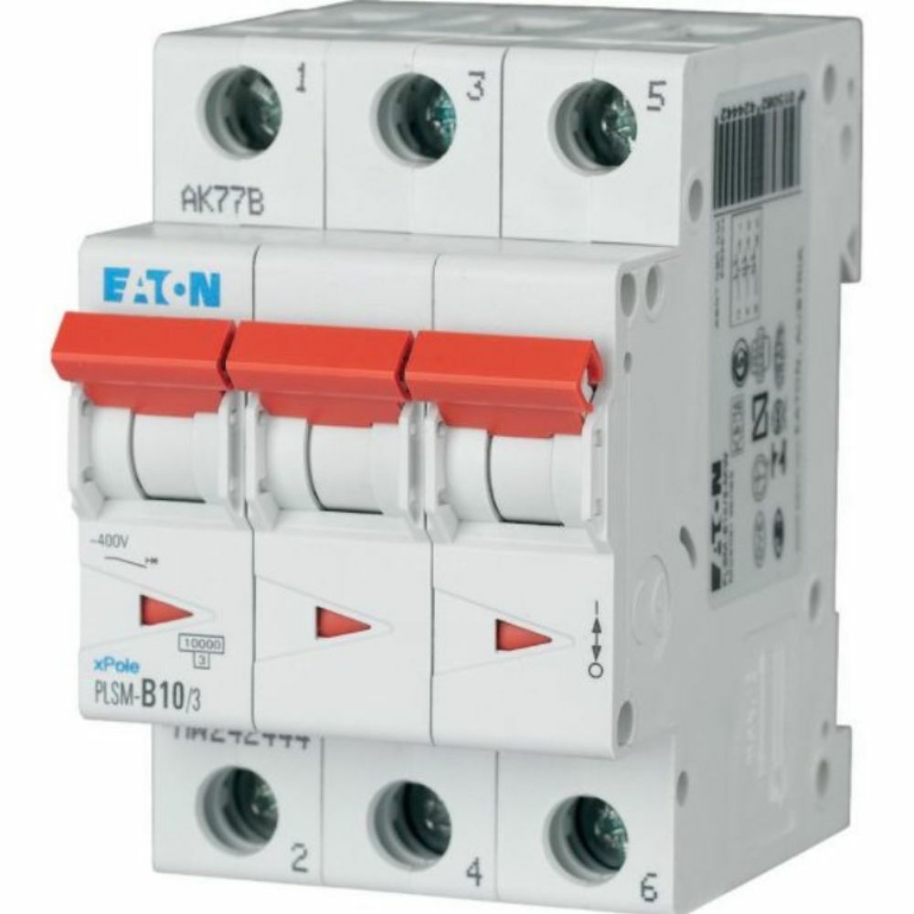 EATON PLSM-B10-3 OTOMATİK SİGORTA 3X10A 10KA B-EATON