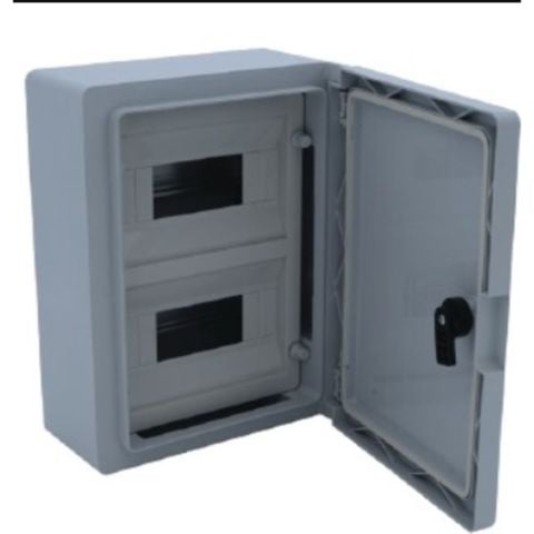 ÇETİNKAYA 21X28X13 ABS PANO 2×8 OPAK KAPAKLI