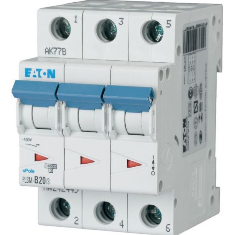 EATON PLSM-C20-3 OTOMATİK SİGORTA 3X20A 10KA C-EATON