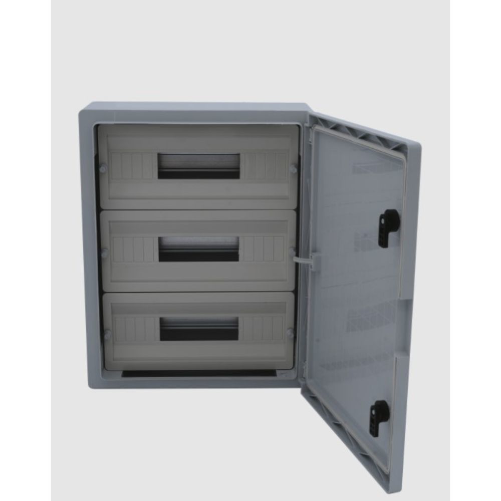 ÇETİNKAYA 50X60X22 ABS PANO 3×22 OPAK KAPAKLI