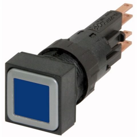 EATON Q18LT-BL/WB Ø16 BUTON, YAYLI, IŞIKLI, 24V-MAVİ