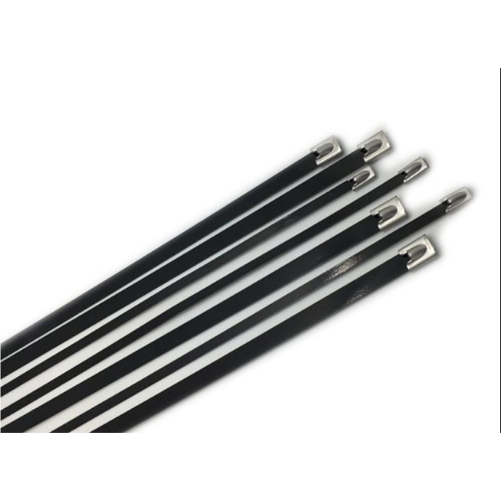 GWEST PVC MTL 370HD (370X7,9) PVC KAPLI PASLANMAZ ÇELİK KABLO BAĞI (100 ADET)