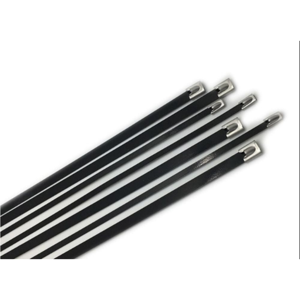 GWEST PVC MTL 370HD (370X7,9) PVC KAPLI PASLANMAZ ÇELİK KABLO BAĞI (100 ADET)