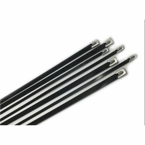 GWEST PVC MTL 370HD (370X7,9) PVC KAPLI PASLANMAZ ÇELİK KABLO BAĞI (100 ADET)