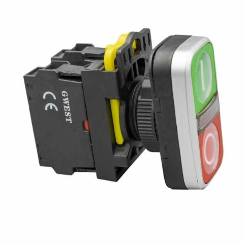 GWEST A5-11RD-24 1NO+1NC LED IŞIKLI İKİZ BUTON