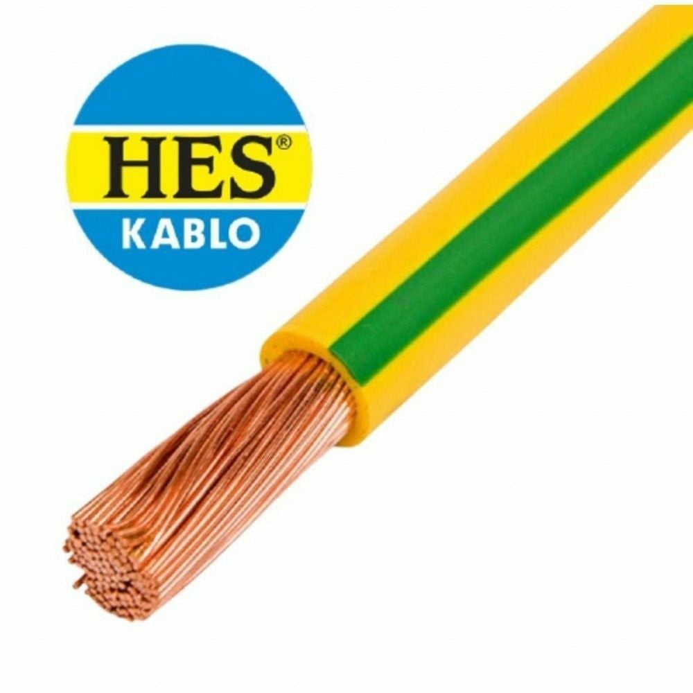 HES 1X10 07Z1-R KABLO SARIYEŞİL ( 100 METRE )