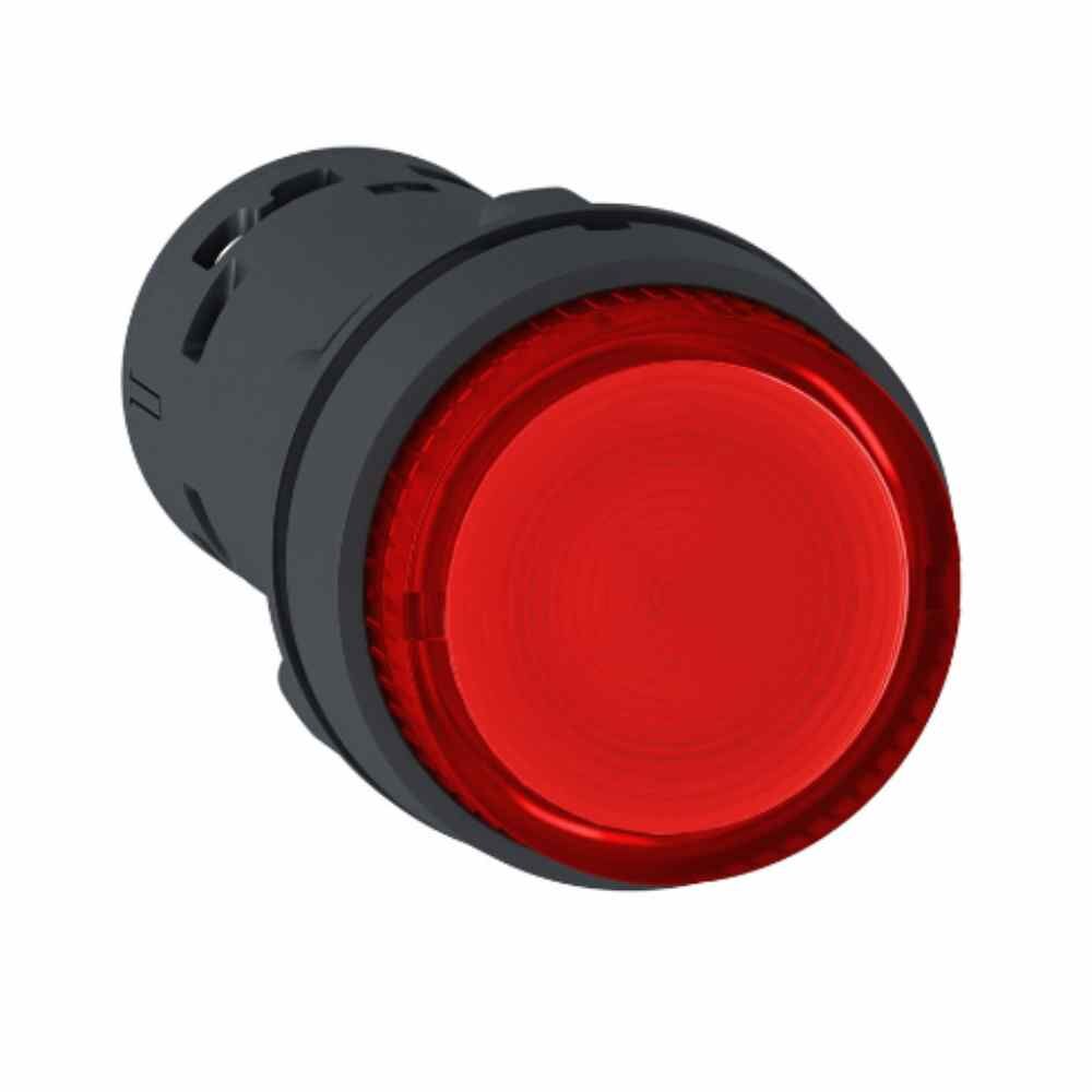 SCHNEIDER IŞKL. P.B - LED - YAYLI DNŞ -1NA - KIRMIZI - 24V XB7NW34B1