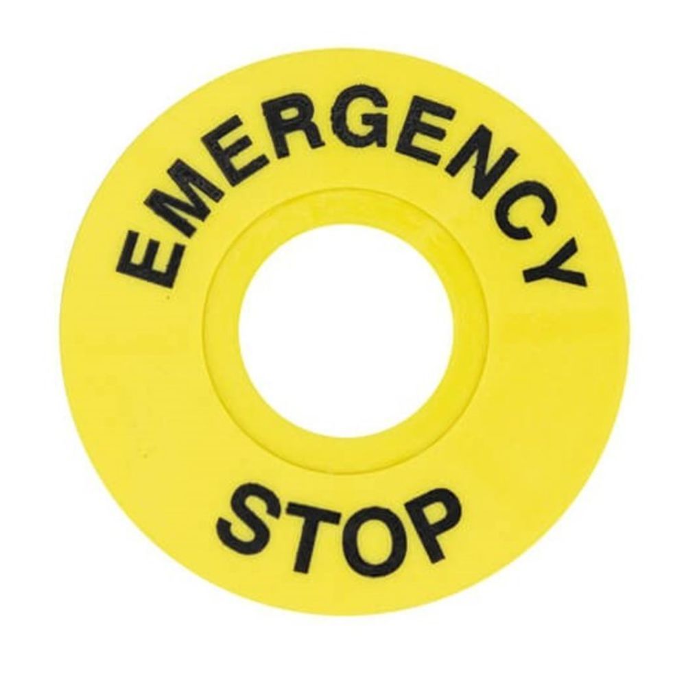 GWEST FD/60 60MM ACİL STOP ETİKETİ