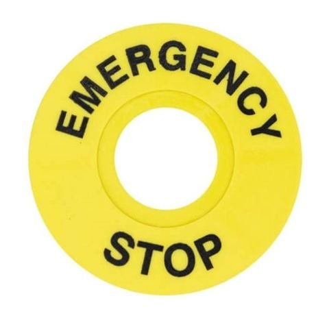 GWEST FD/60 60MM ACİL STOP ETİKETİ