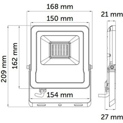 İNOLED 5203-01 30W ELEGANT LED PROJEKTÖR (BEYAZ-6500K)