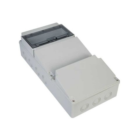 METE ENERJİ 210X440X114 EĞİK KOMBİNASYON RAKOR GİRİŞLİ GÖV.GRİ - 40208805