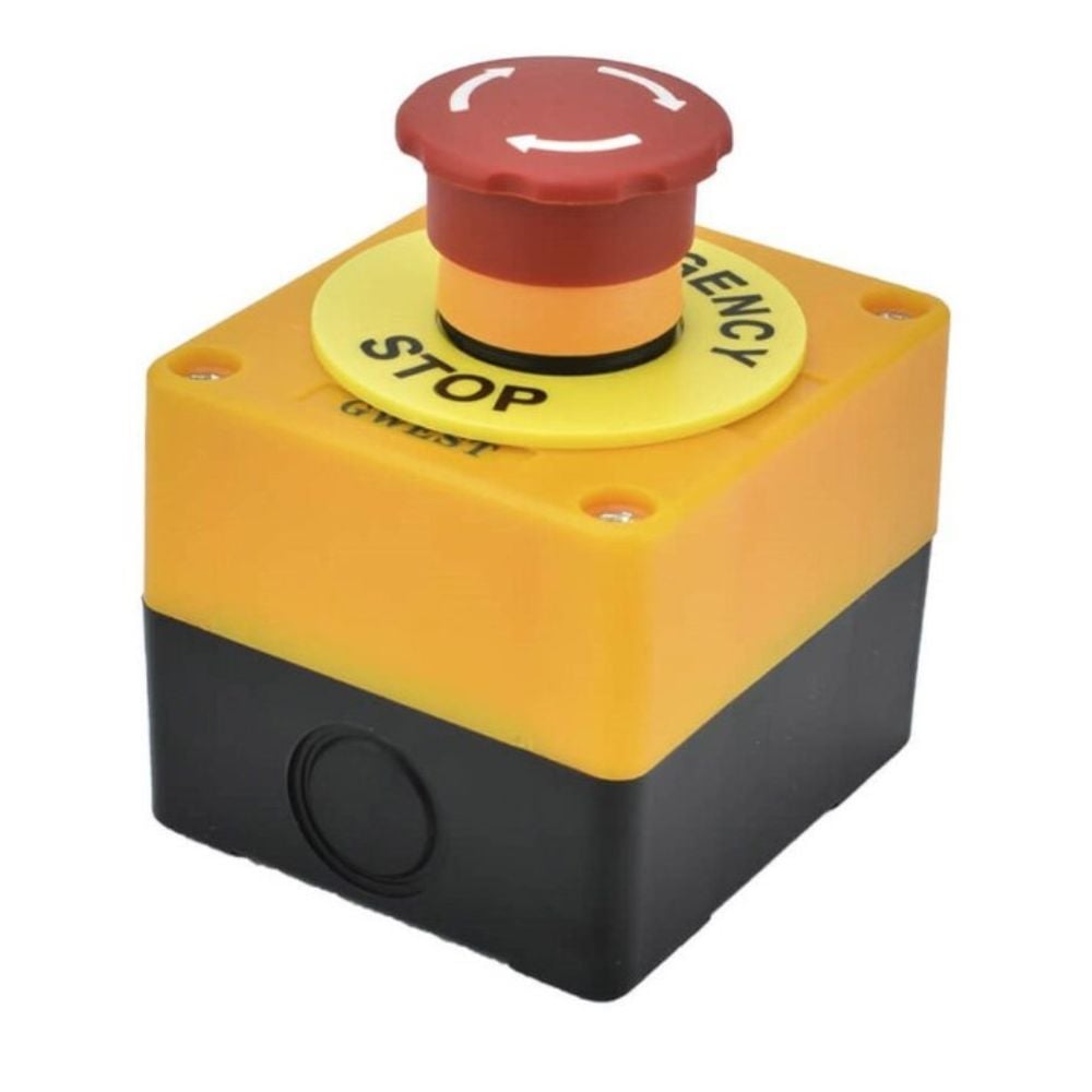 GWEST LAY2-KSE542E (ACİL STOP + ETİKET) KUMANDA KUTUSU GVN-6125