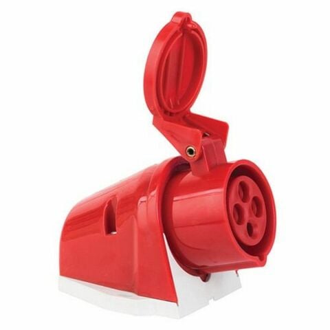 METE ENERJİ 4X16A. IP44 DUVAR PRİZİ EĞİK GÖVDELİ VİDALI BAĞLAN T11905V