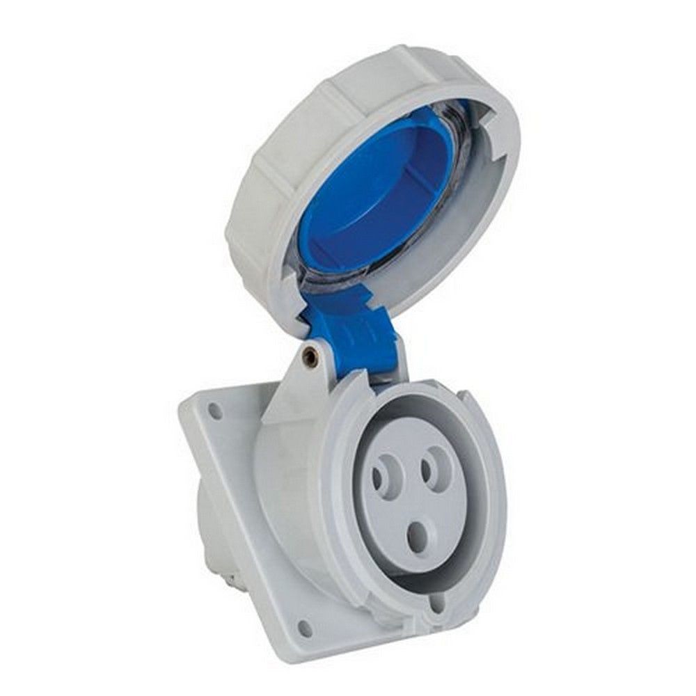 METE ENERJİ 3X32A. IP67 MAKİNE PRİZİ EĞİK VİDALI BAĞLANTI T120140V