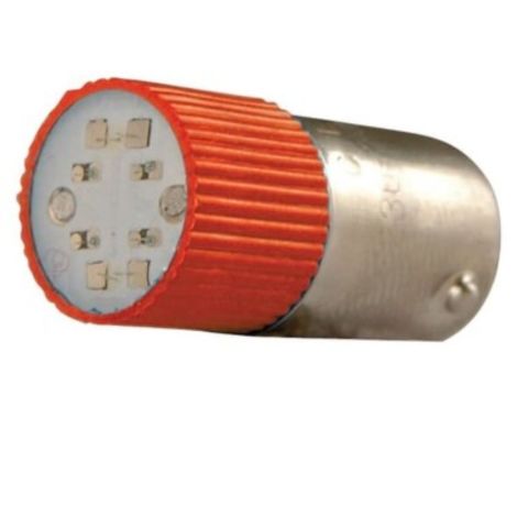 GWEST BA9S LED AMPUL 24V.AC-DC KIRMIZI LED AMPUL