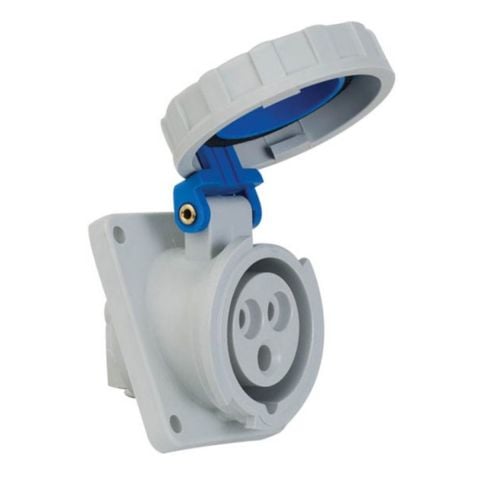 METE ENERJİ 3X16A. IP67 MAKİNE PRİZİ EĞİK VİDALI BAĞLI T12826V