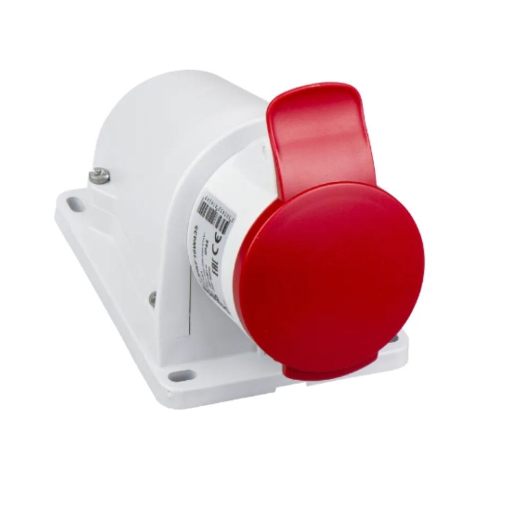 SCHNEIDER PKF16W435 PRATİKA 380-415V AC 3P+N+E 5X16A VİDA BAĞLANTI EĞİK DUVAR PRİZİ