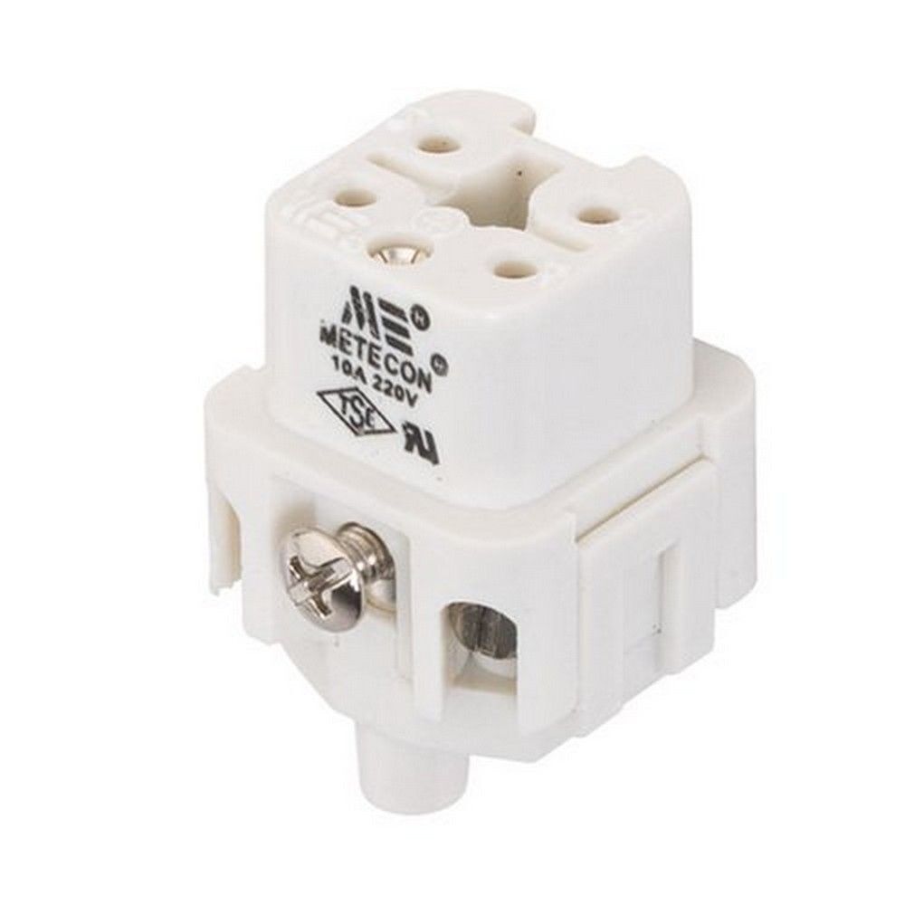 METE ENERJİ 5X10A. ÇOKLU PRİZ ÇEKİRDEK MONTAJLI (ARKA GİRİŞLİ) 29012